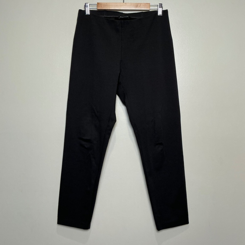 Eileen Fisher Women's Pull On Pants M Brown Stretch Slim Capsule Lagenlook